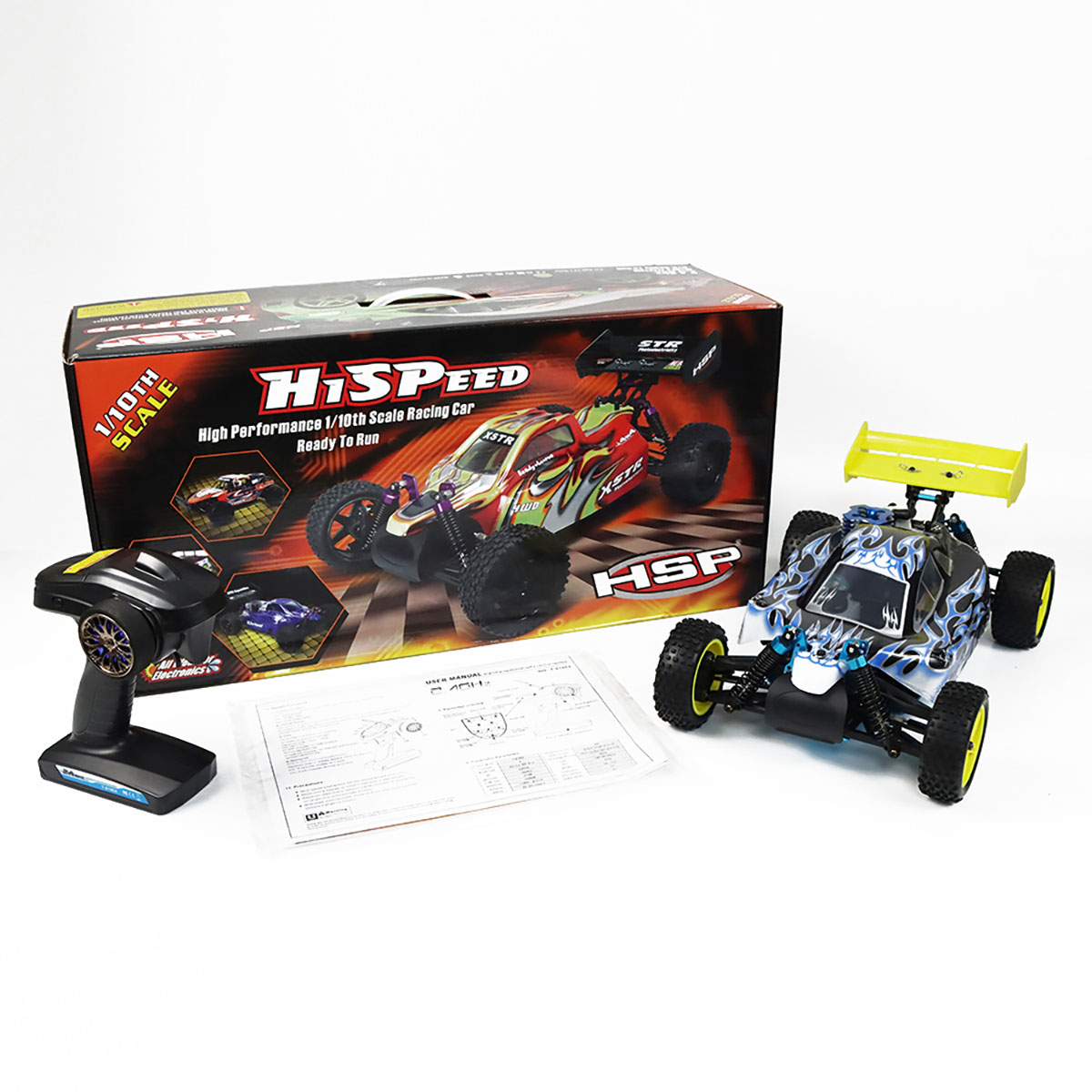 Radiostyrd Bil React RTR Super Nitro 4WD