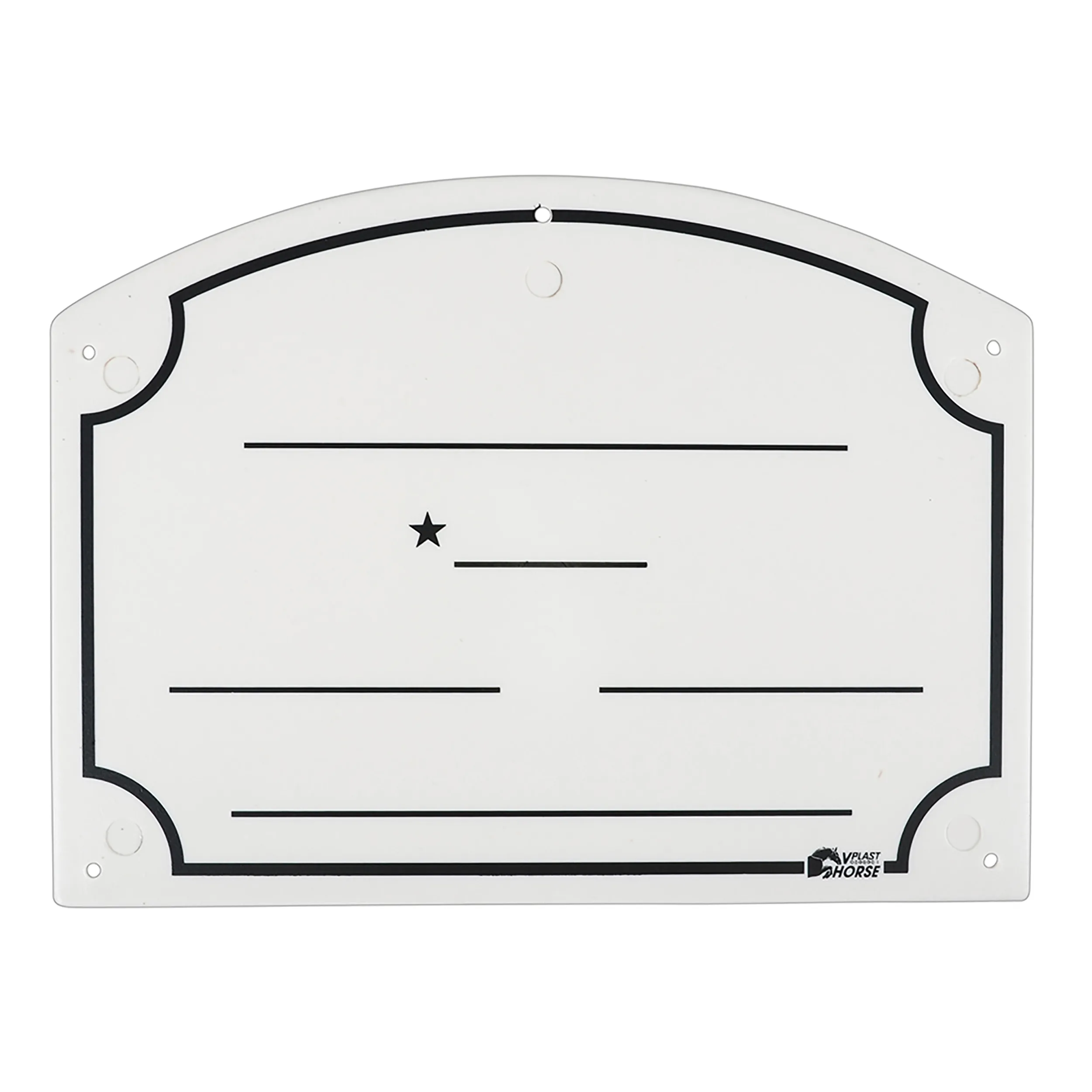 Boxskylt V-Plast Namntavla