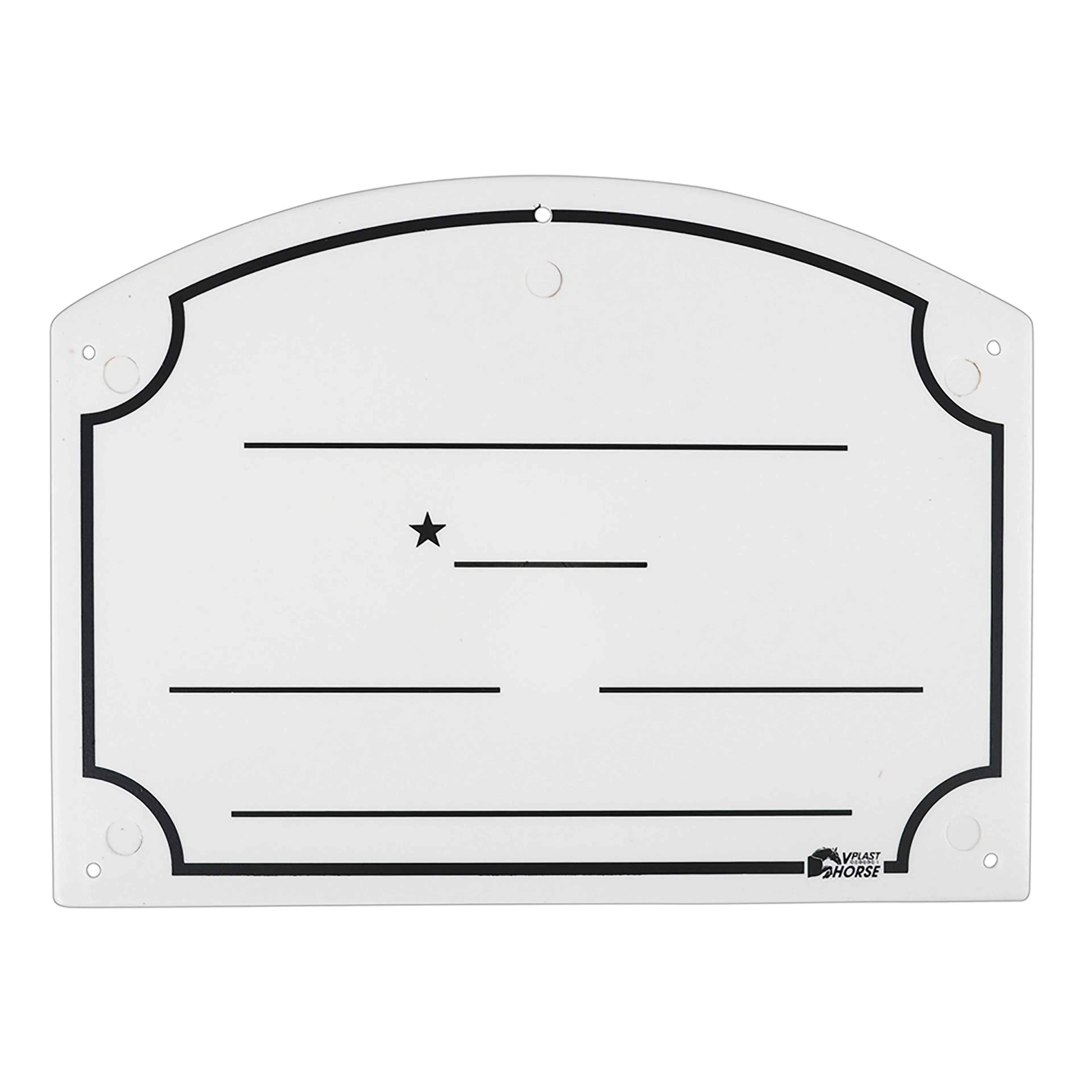 Boxskylt V-Plast Namntavla