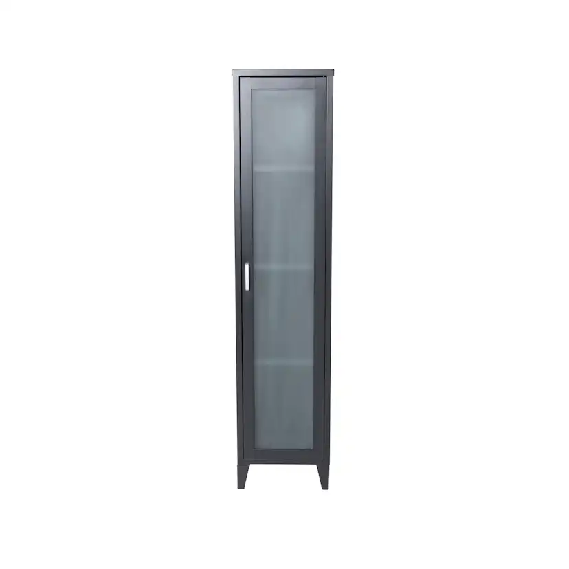 Högskåp Venture Home Acero Svart Förvaringsmöbel 150 cm