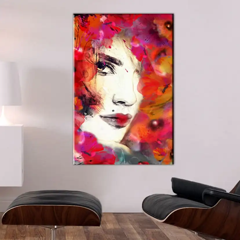 Tavla Arkiio Woman In Poppies