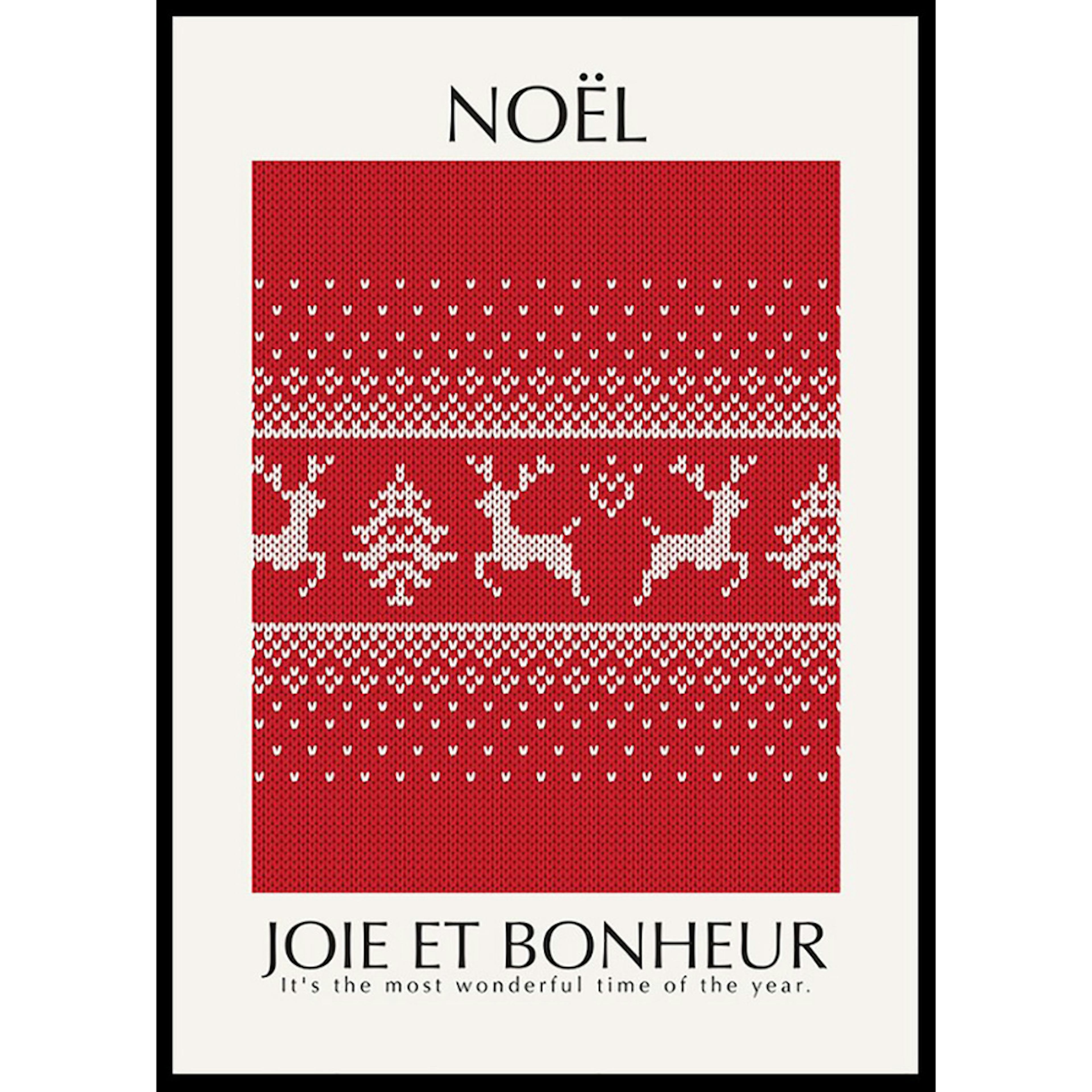 Poster Gallerix Noel Red No1