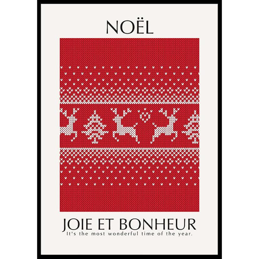 Poster Gallerix Noel Red No1