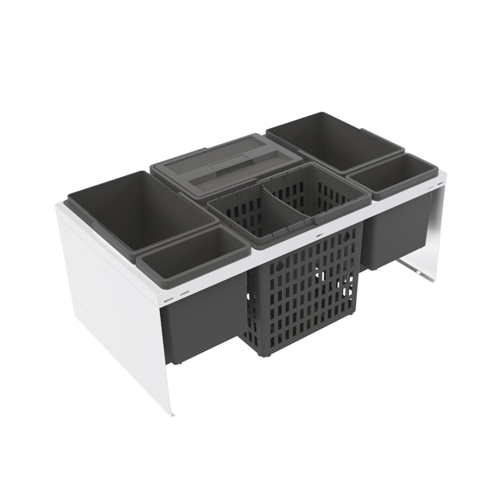 Källsorteringskärhållare Beslag Design Cube Original Hero 800