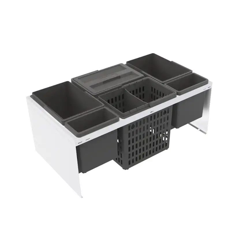 Källsorteringskärhållare Beslag Design Cube Original Hero 800