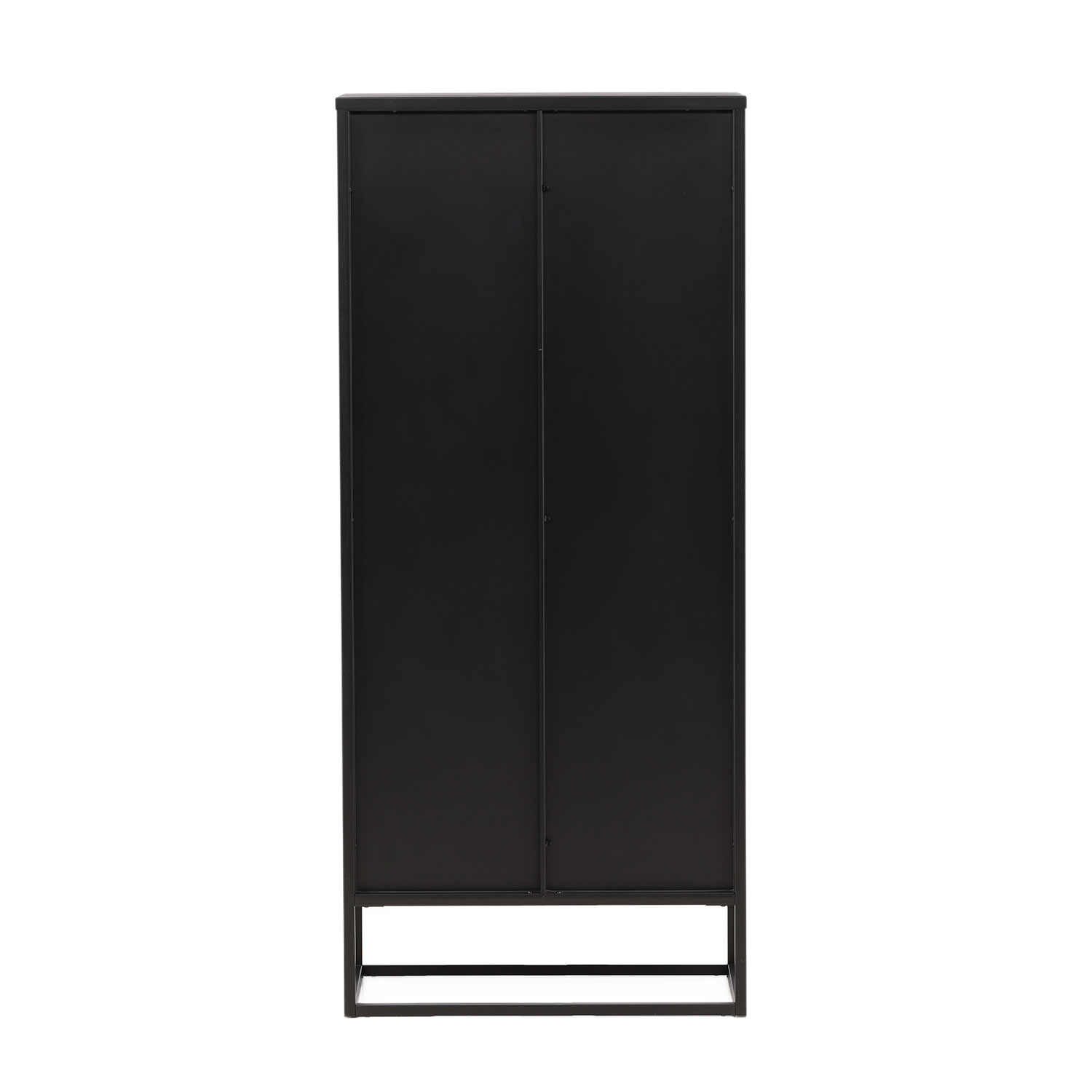 Vitrinskåp Venture Home Garis Svart Stål 160cm