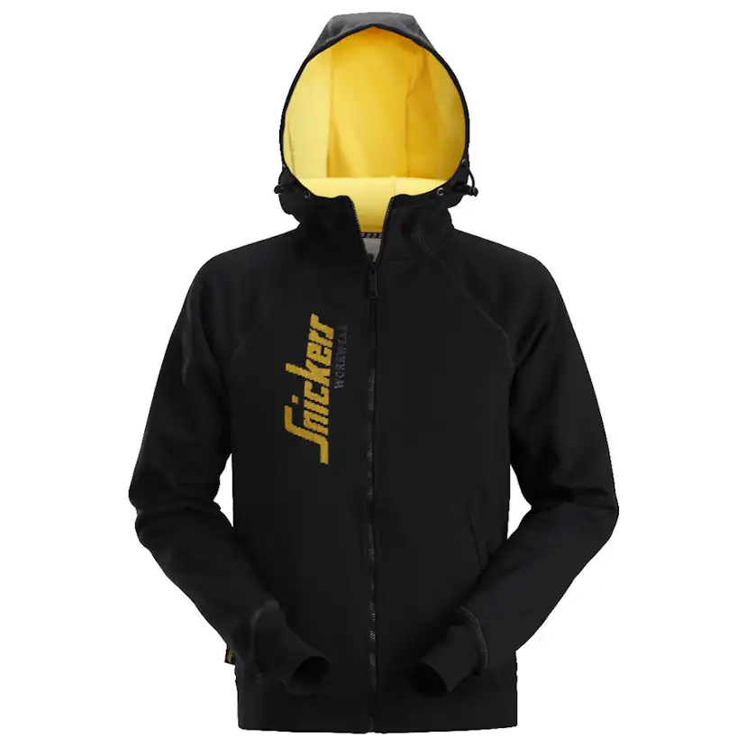 Hoodie Snickers Workwear Logo hel zip