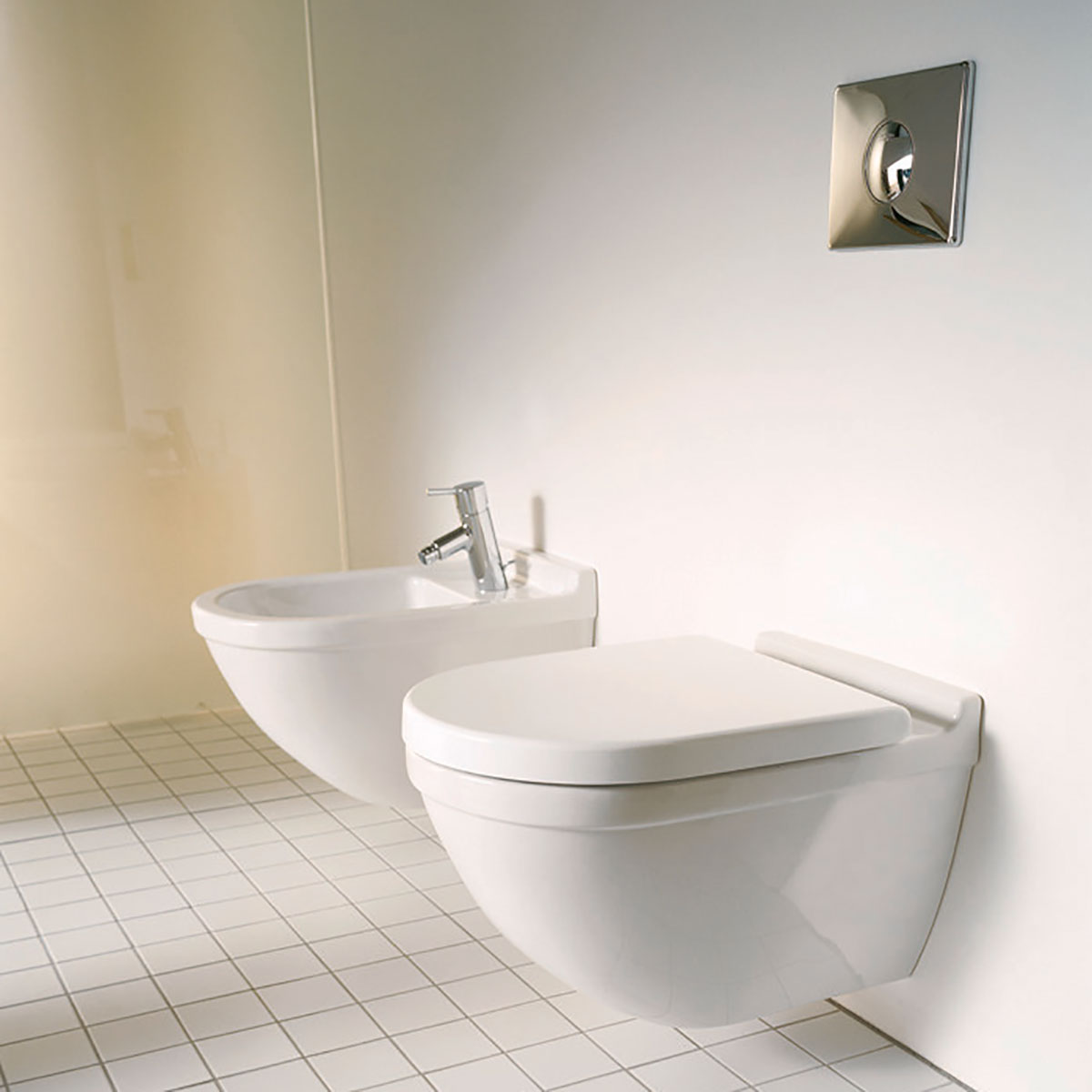 Vägghängd Toalettstol Duravit Starck 3 222509 utan Toalettsits