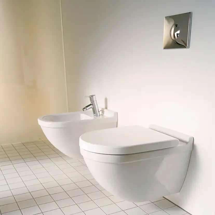 Vägghängd Toalettstol Duravit Starck 3 222509 utan Toalettsits