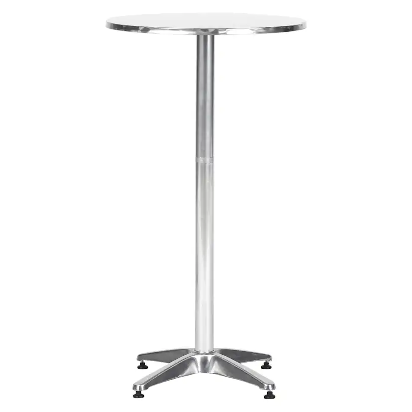 Barbord Ute Outfit Aluminiumbord med Justerbar Höjd Ø60 cm
