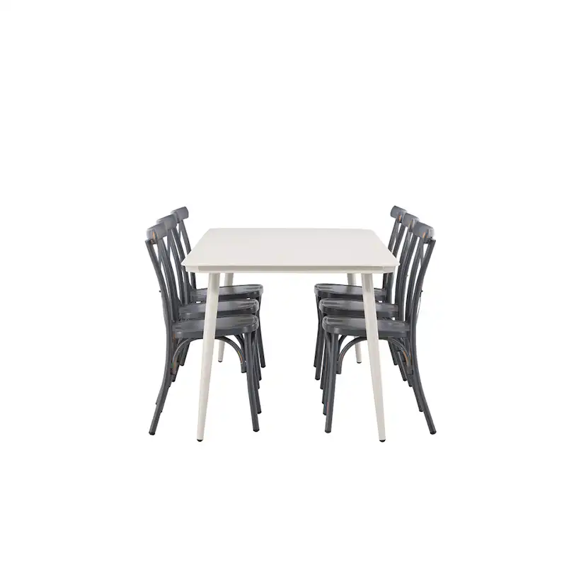 Matgrupp Venture Home Lina Bord med 6 Tablas Stolar