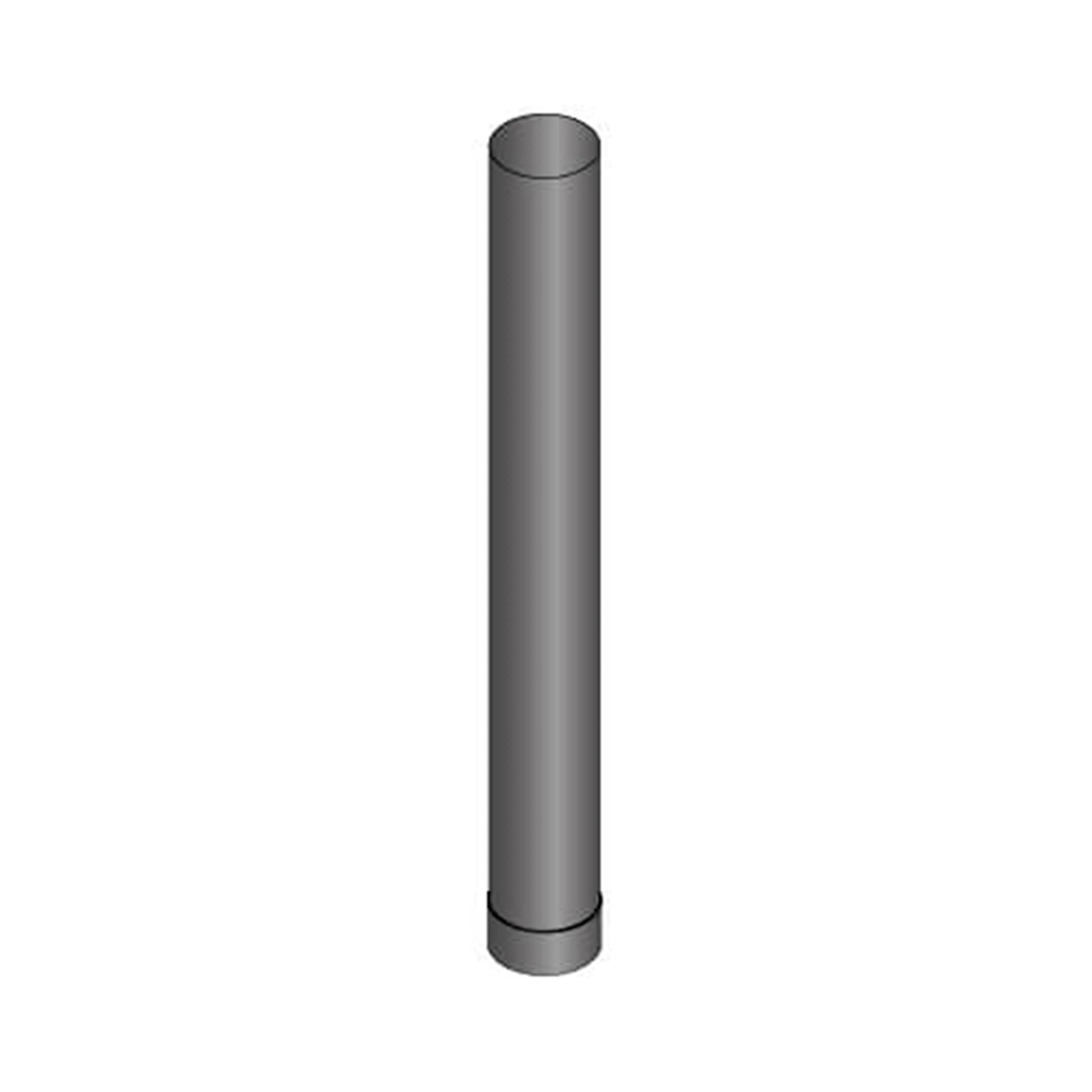 Rökrör Harvia Svart 1,0 m
