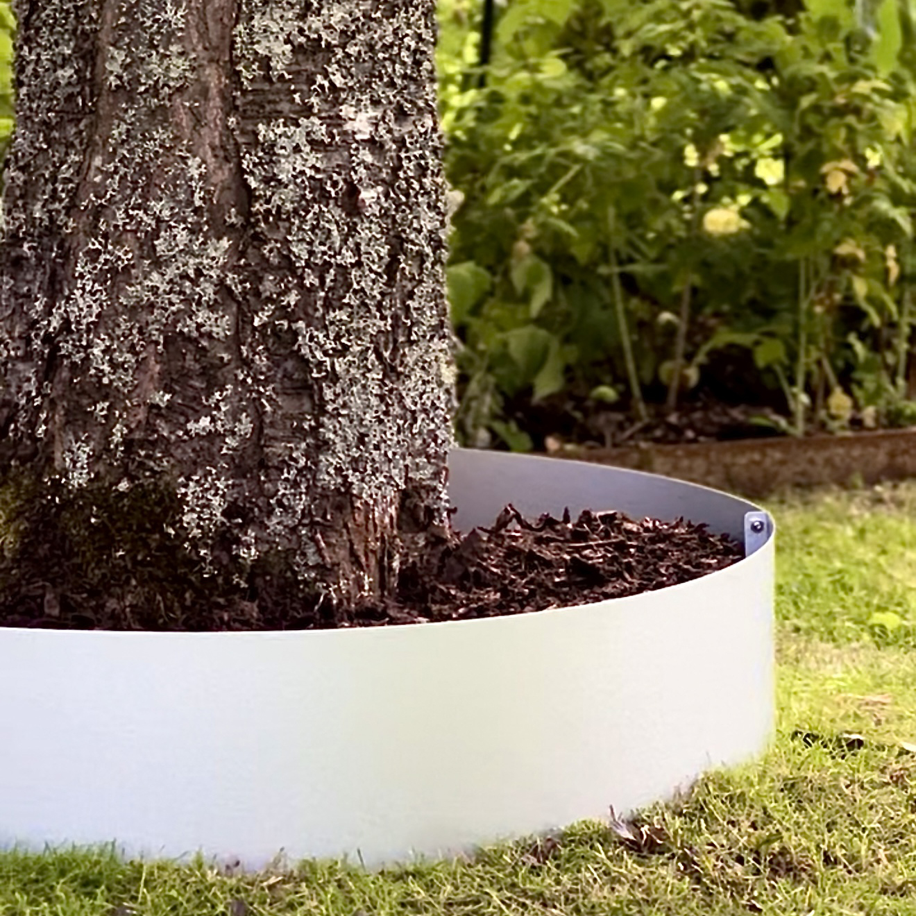 Rabattkant Skotte Garden Svart Trädring i Stål, Gräskant & Odlingskant, ⌀65 cm