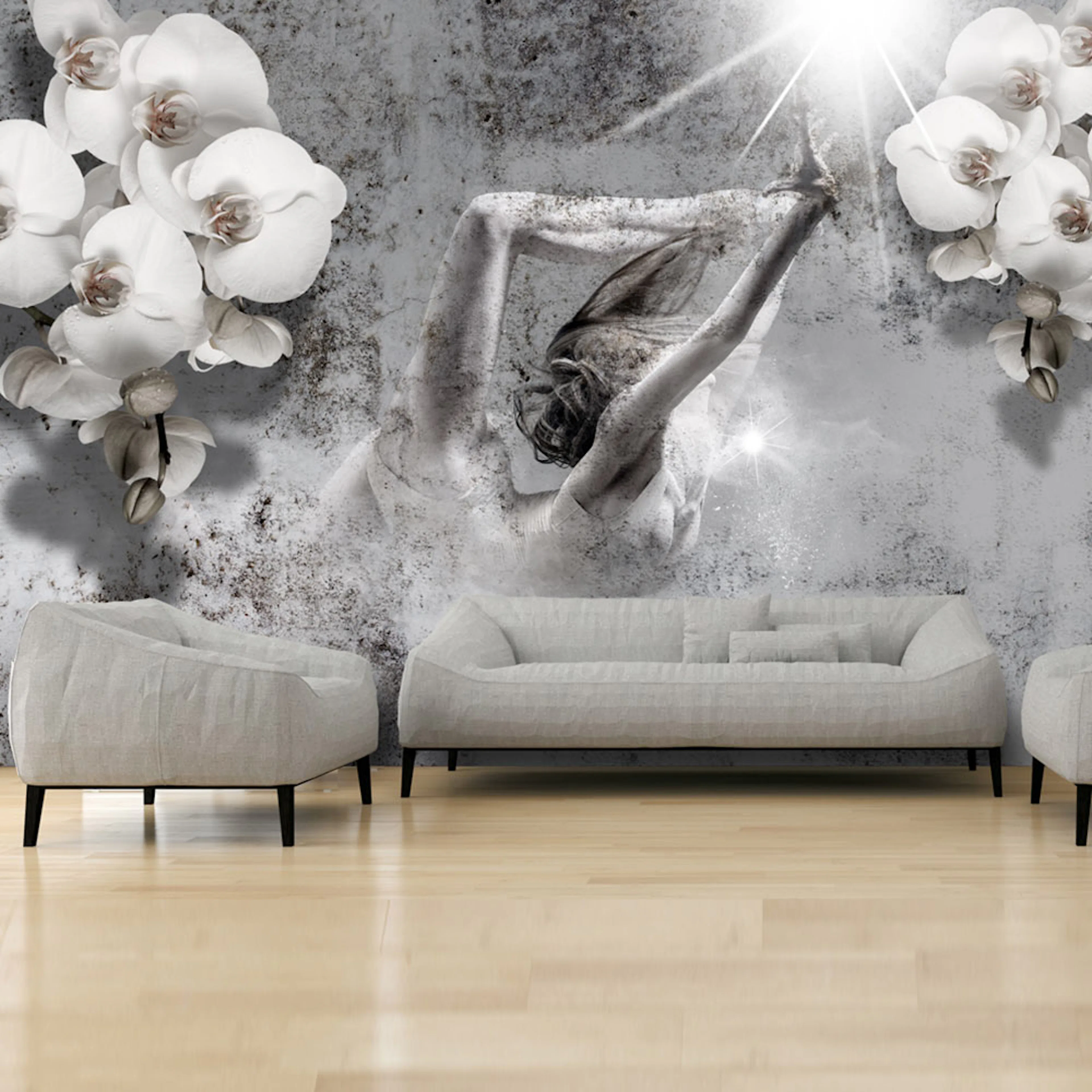 Fototapet Arkiio Arrangement With Orchid
