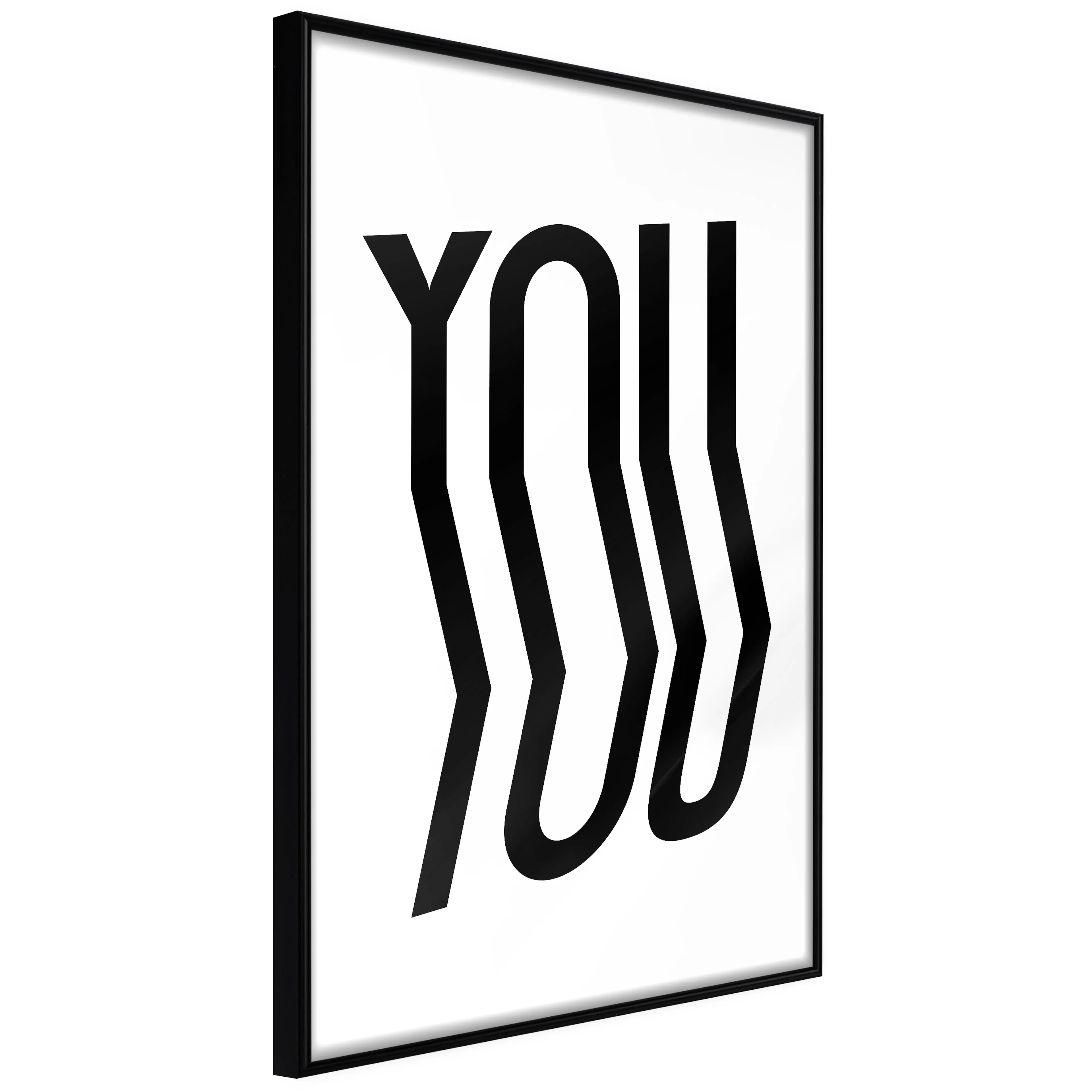 Affisch - You [Poster] 40x60 Svart ram, 40x60 cm