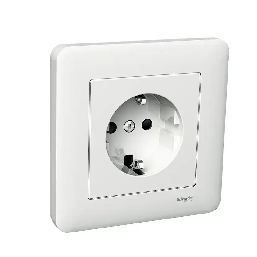 Vägguttag Schneider Electric Exxact Komplett