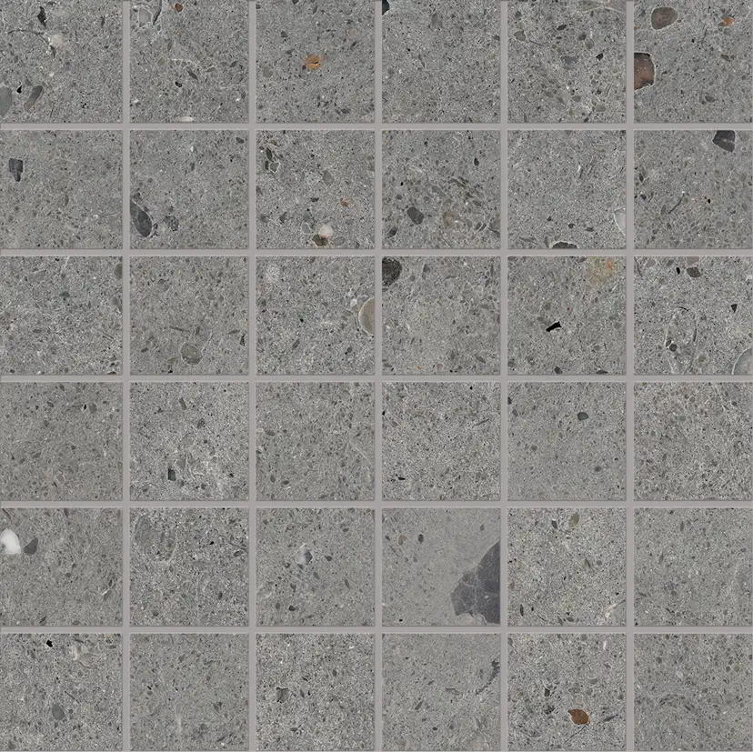 Mosaik Lhådös Slite antracite mosaik 5x5 cm