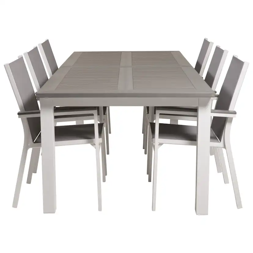 Matgrupp Venture Home Aleyna 224/324 med 6 Pincy Stolar