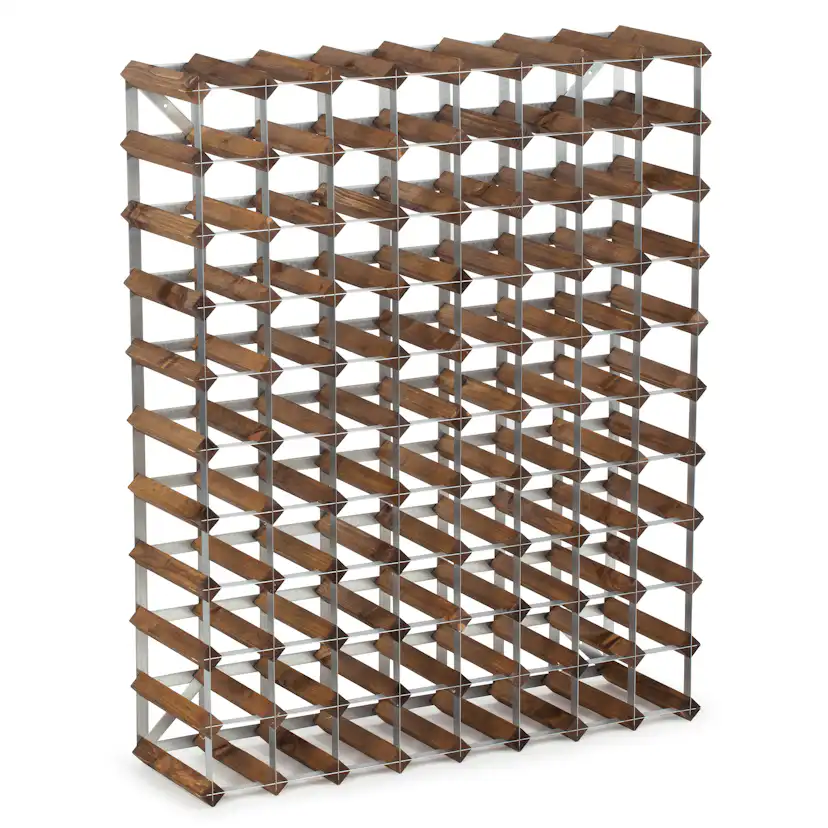 Vinställ Traditional Wine Rack 90 Flaskor Påbyggningsbart