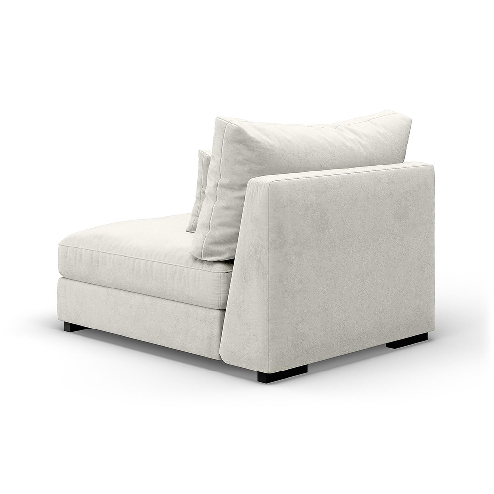 Dubai Mittmodul Sammet Beige/Grå