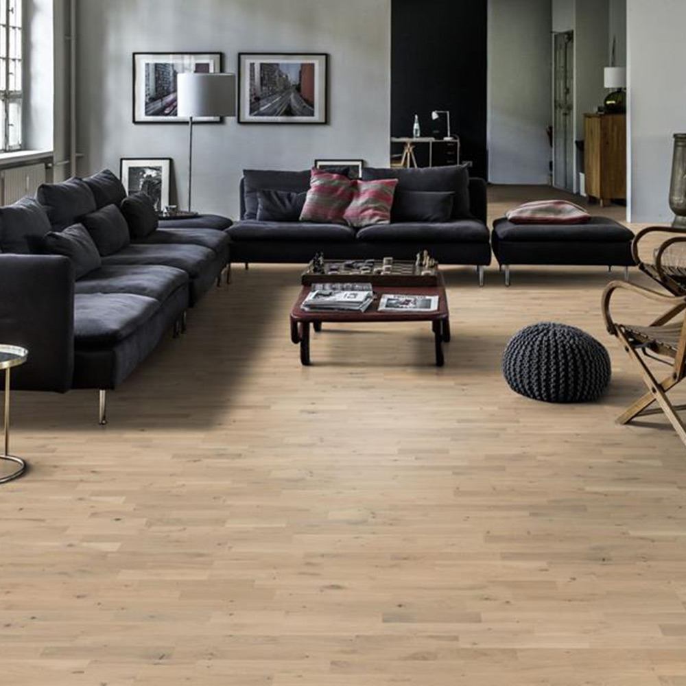 Parkettgolv Kährs Beyond Retro Frosted Oat Ultramatt Lack Ek 3-Stav