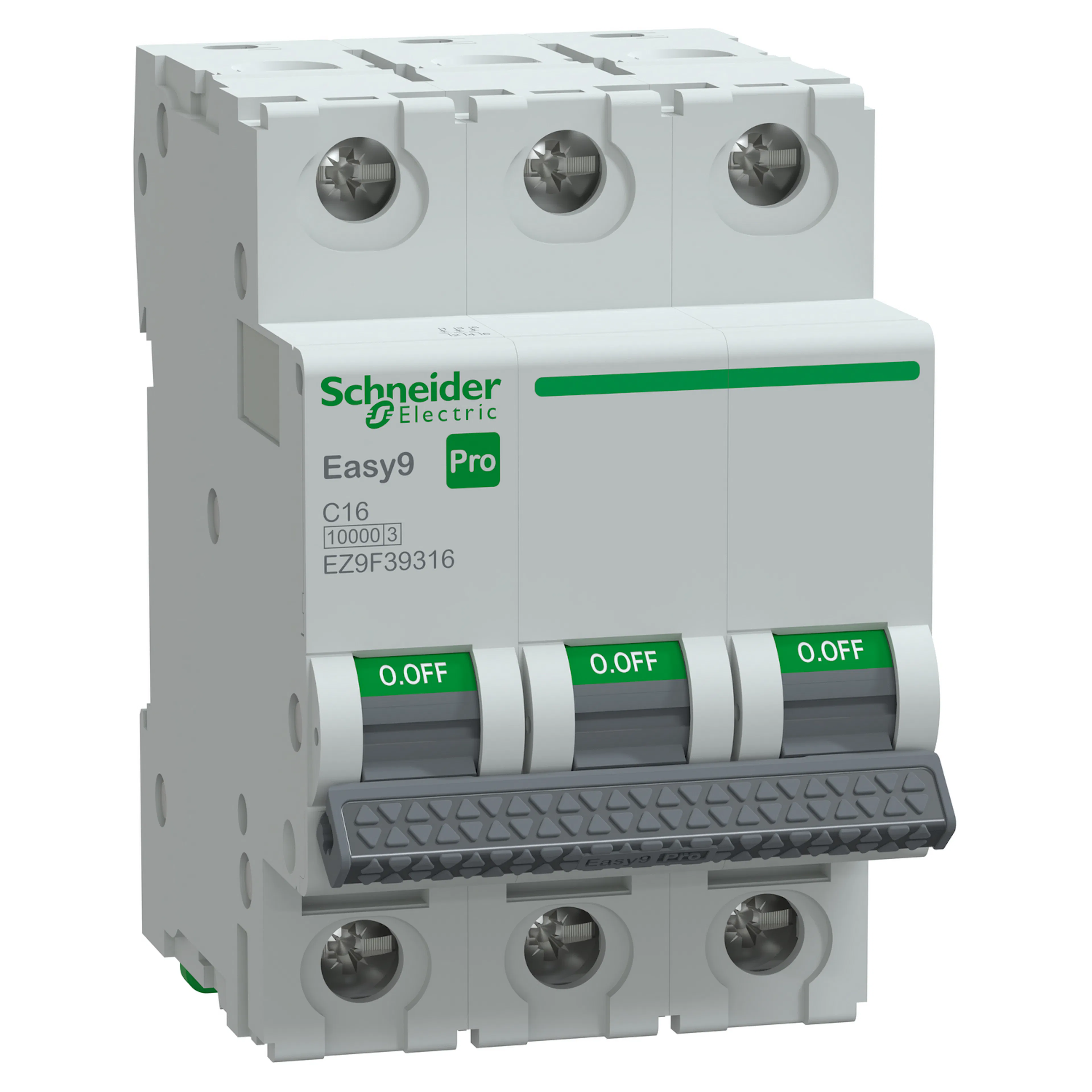 Minibrytare Schneider Electric Easy9 3-polig C16A 10kA