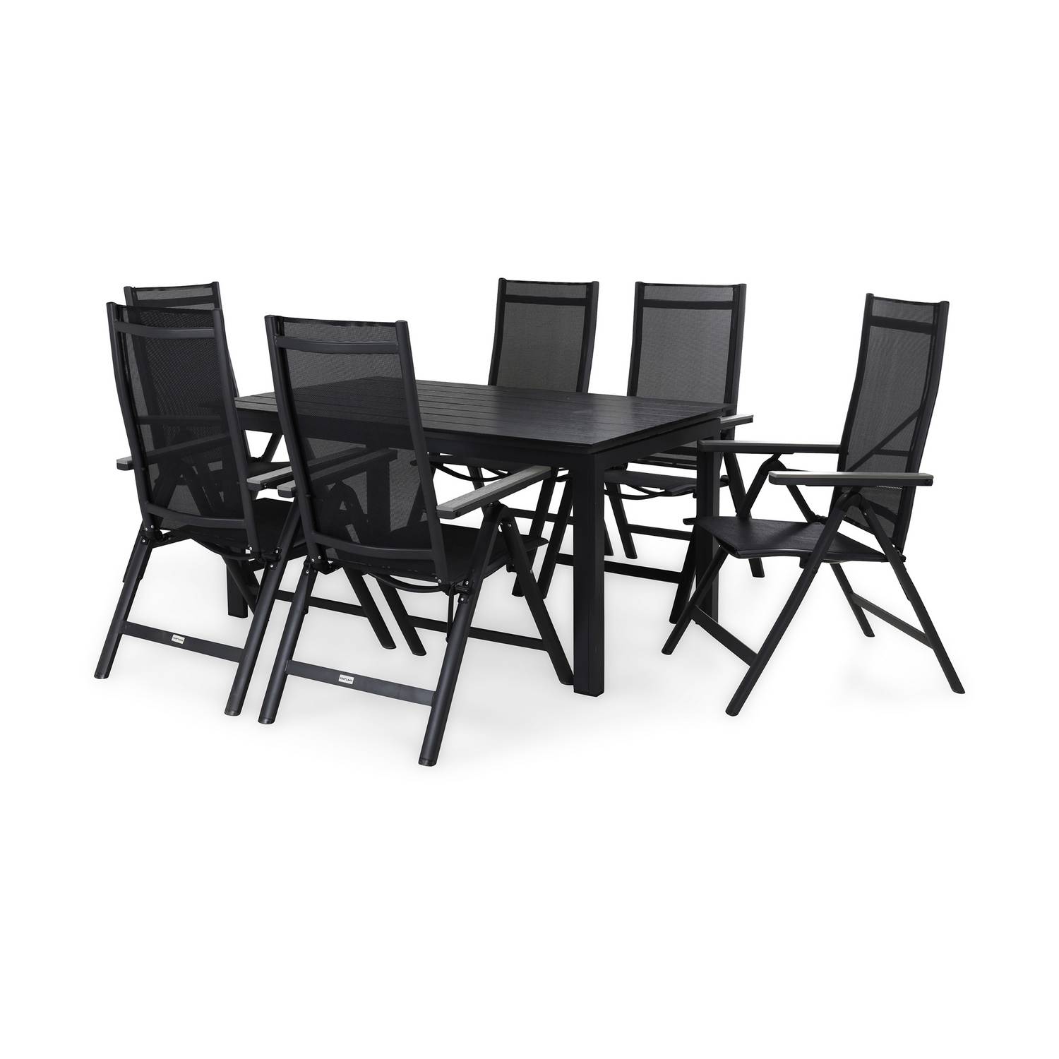 Matgrupp Comfort Garden Portland Matgrupp Utomhus 152-210x90 med 6 Monaco Light Positionsstol