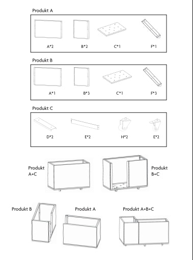 Modulär Kruka Skotte Garden Svart Hörn