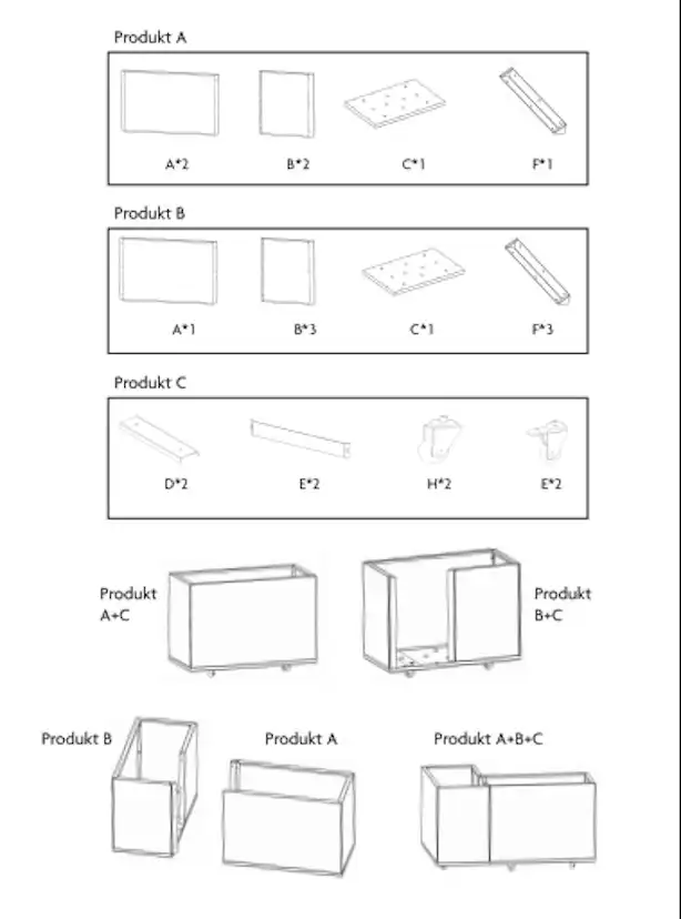 Modulär Kruka Skotte Garden Svart Hörn