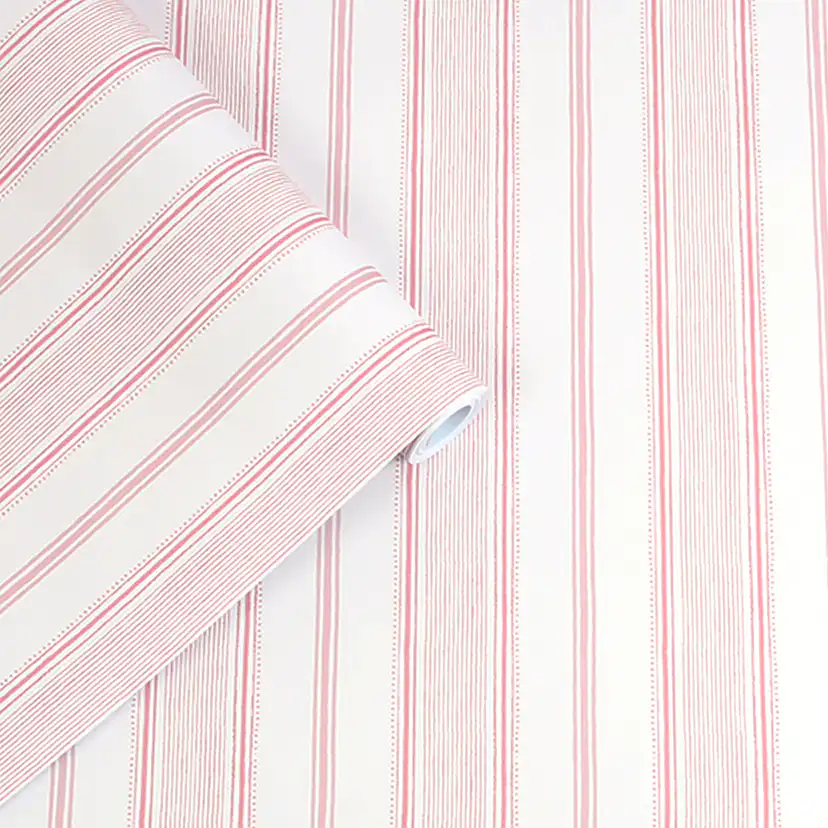 Tapet Laura Ashley Heacham Stripe Rosa