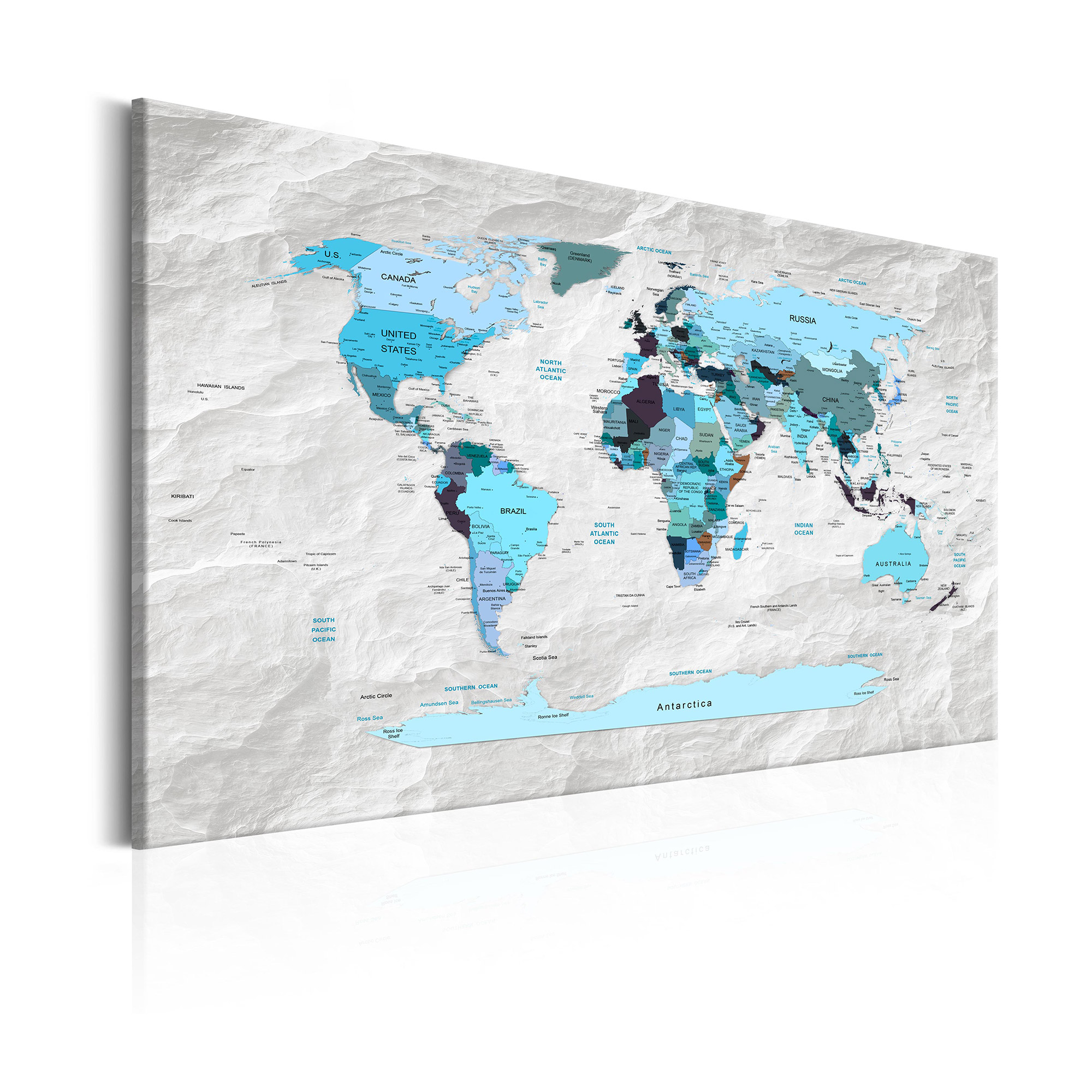 Tavla Arkiio World Map Blue Pilgrimages