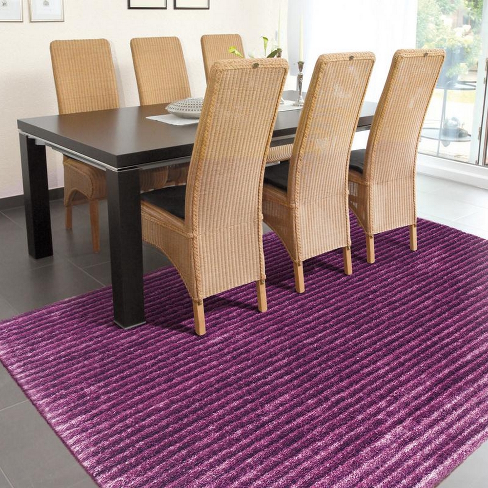 Bridter Matta Hoe Violett 140x200 cm Violett, Mått: 140x200 cm