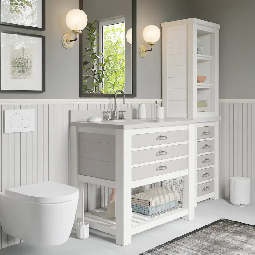 Tandborstglas BX562 Mattvit