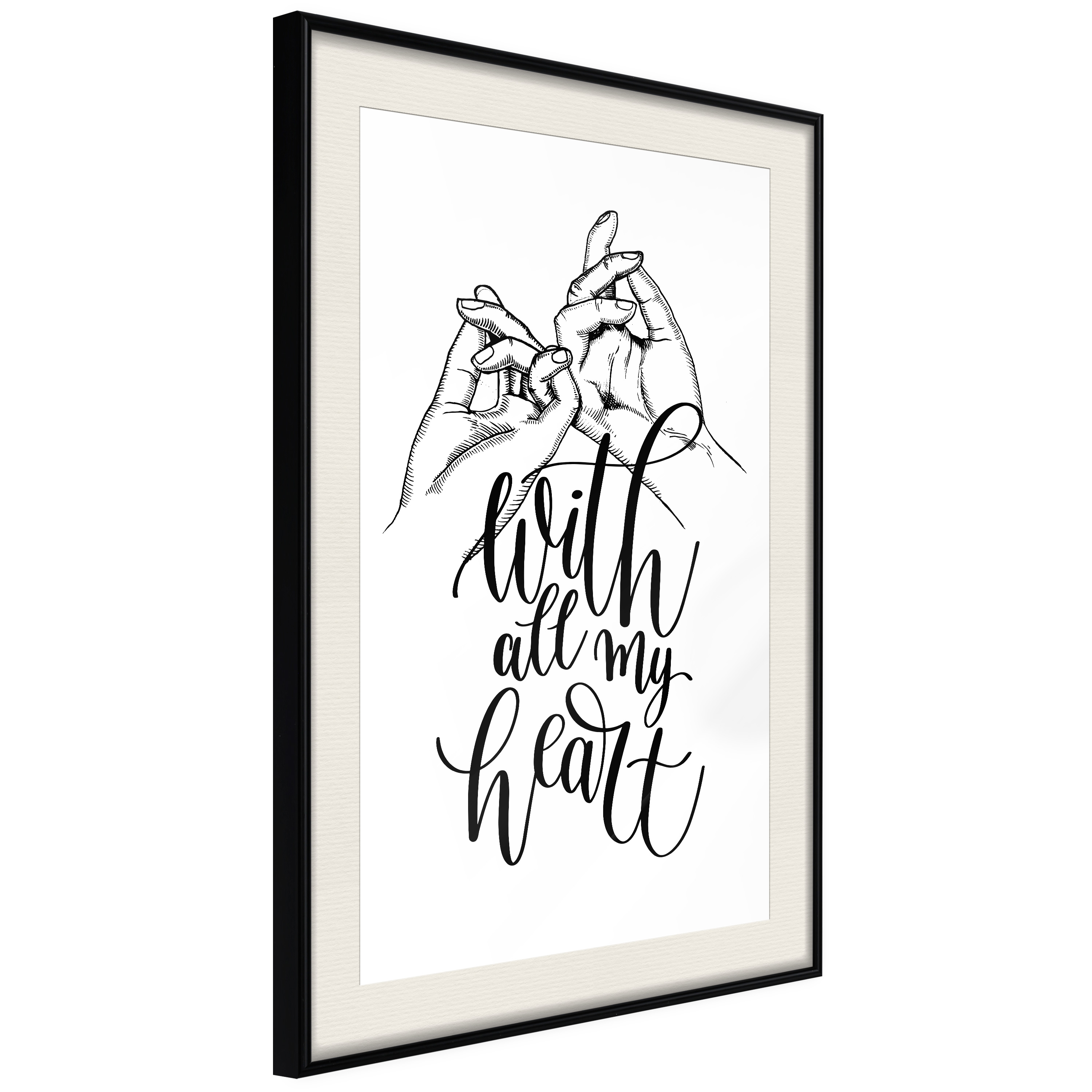Poster Artgeist Affisch With All My Heart