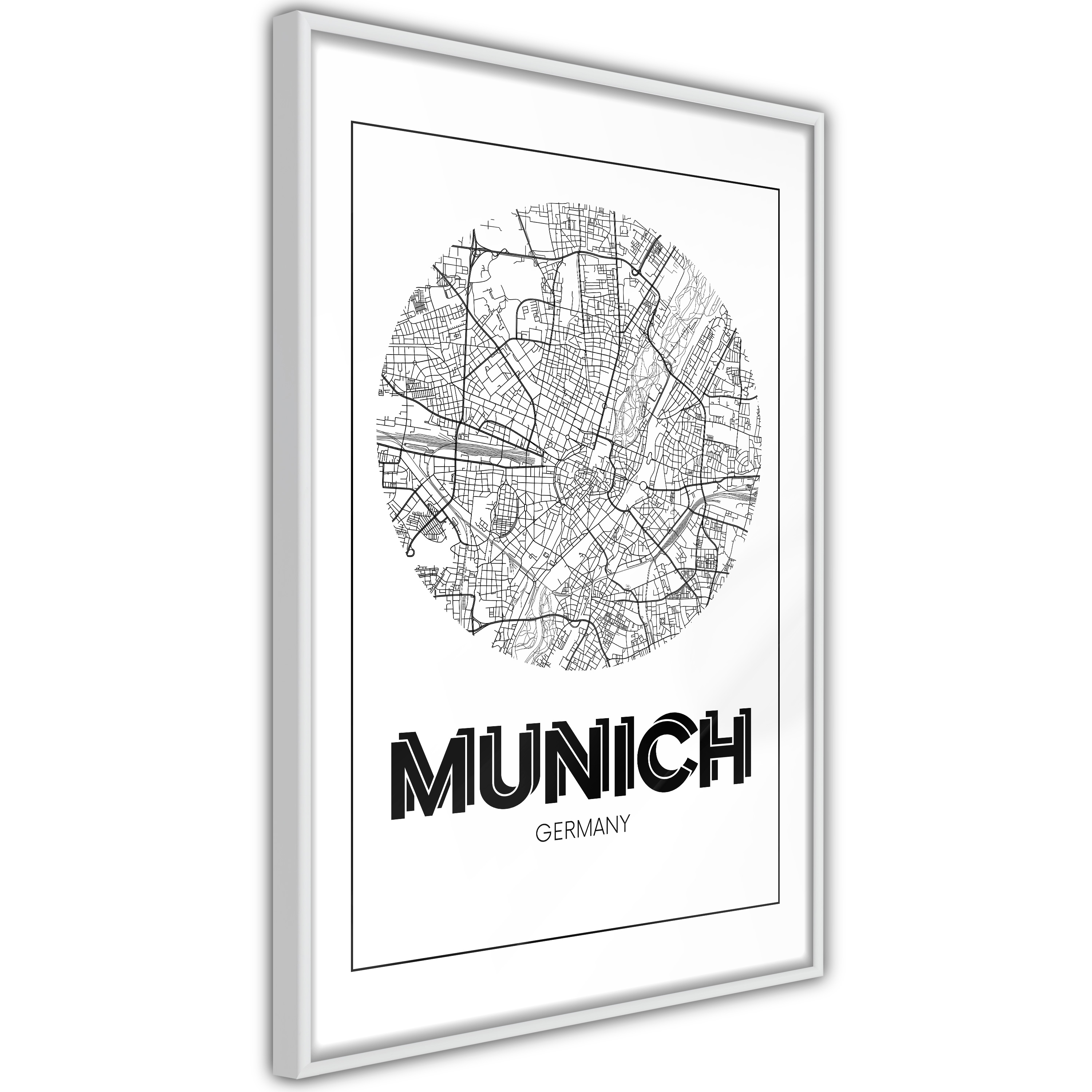 Poster Artgeist Affisch Retro Munich