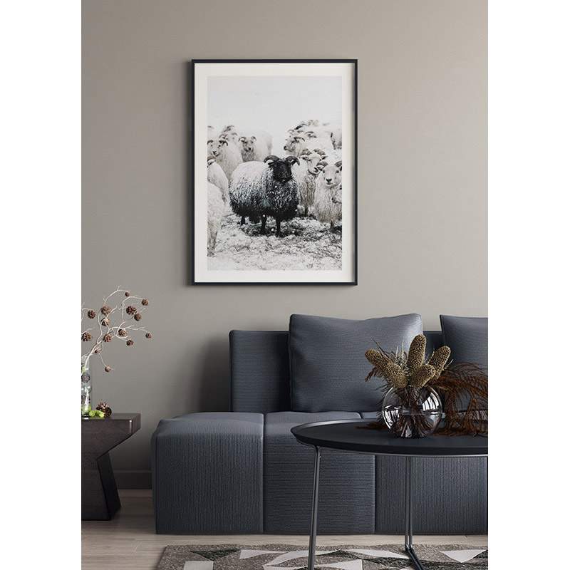 Poster Gallerix Winter Sheep