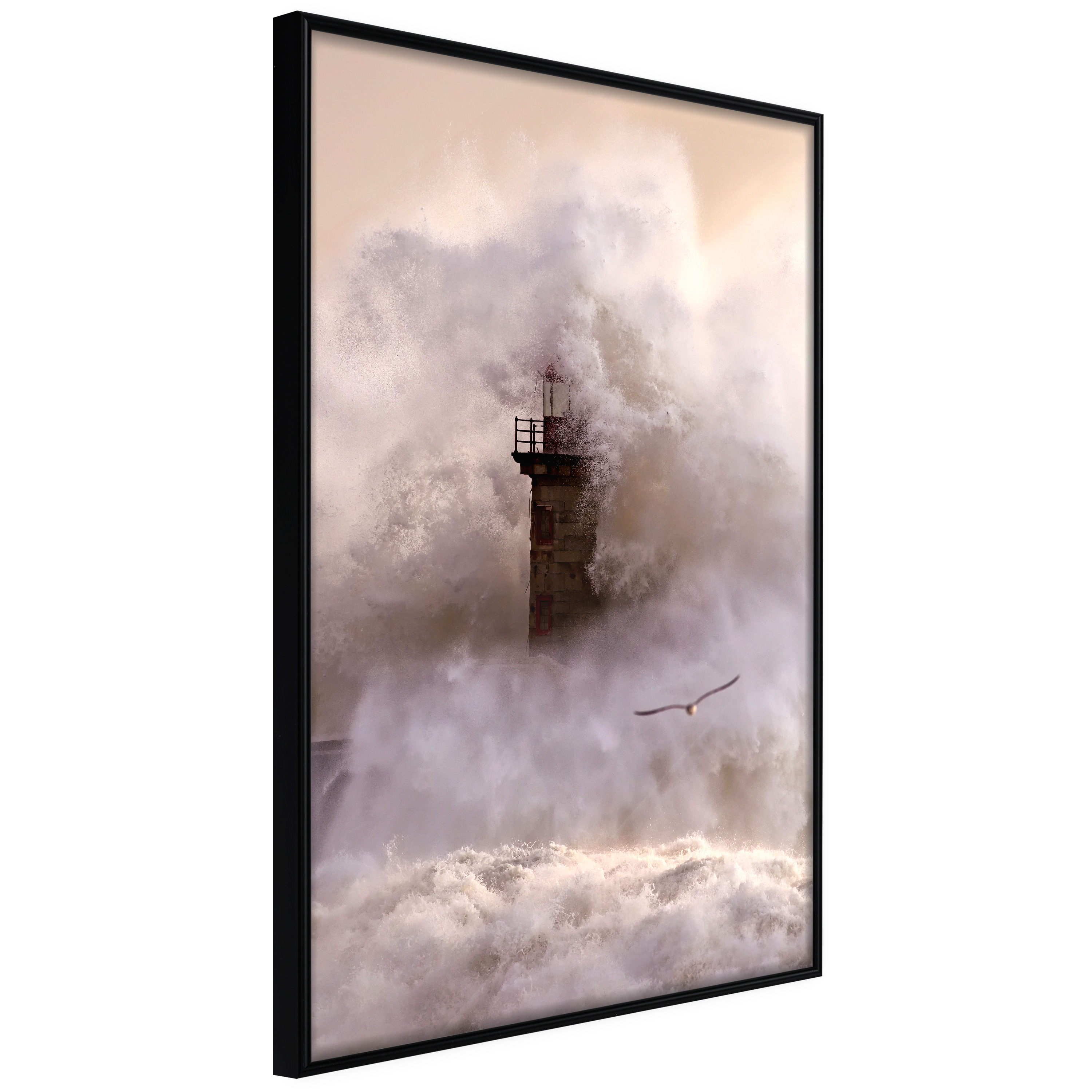 Affisch - Storm [Poster] 20x30 Svart ram, 20x30 cm