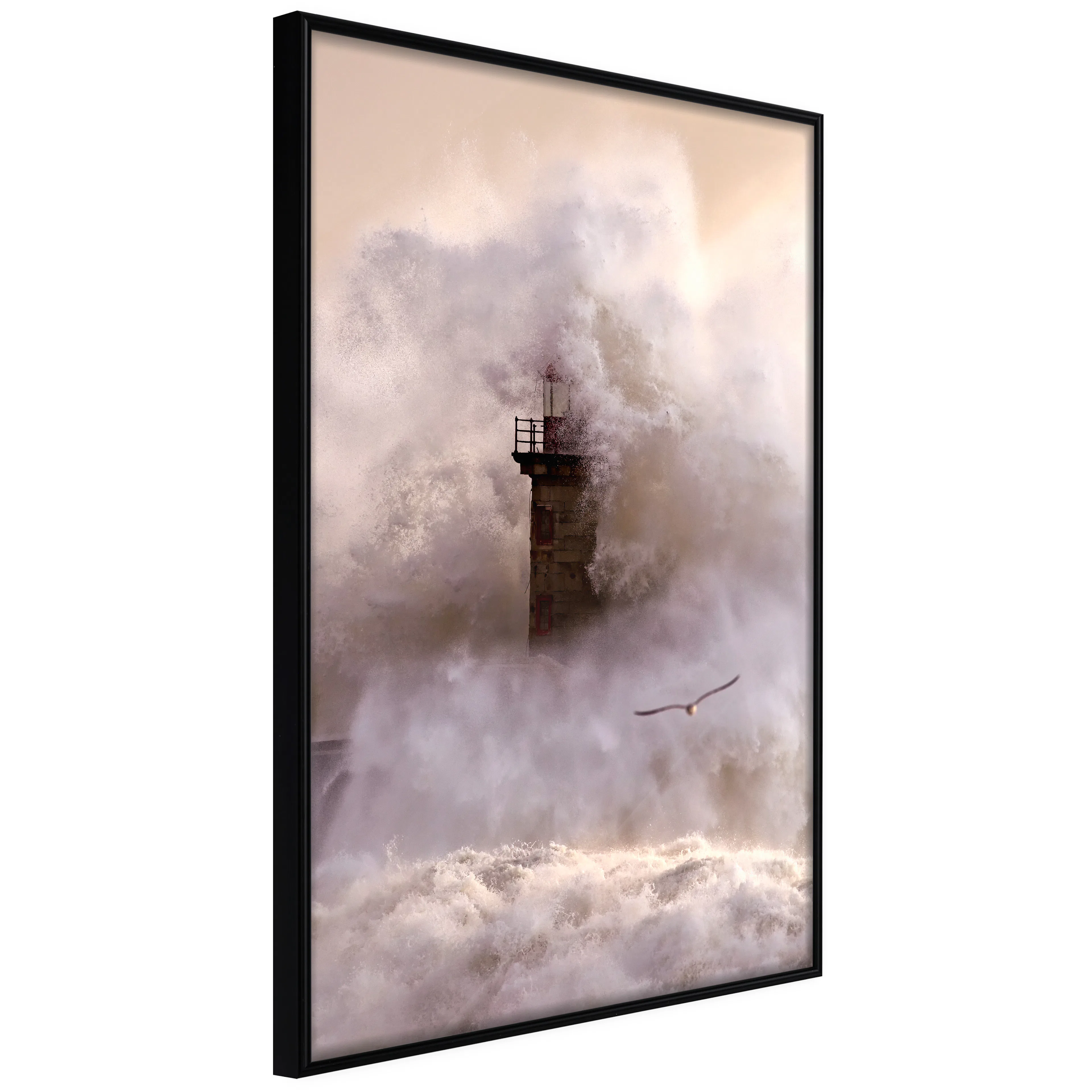 Affisch - Storm [Poster] 40x60 Svart ram, 40x60 cm