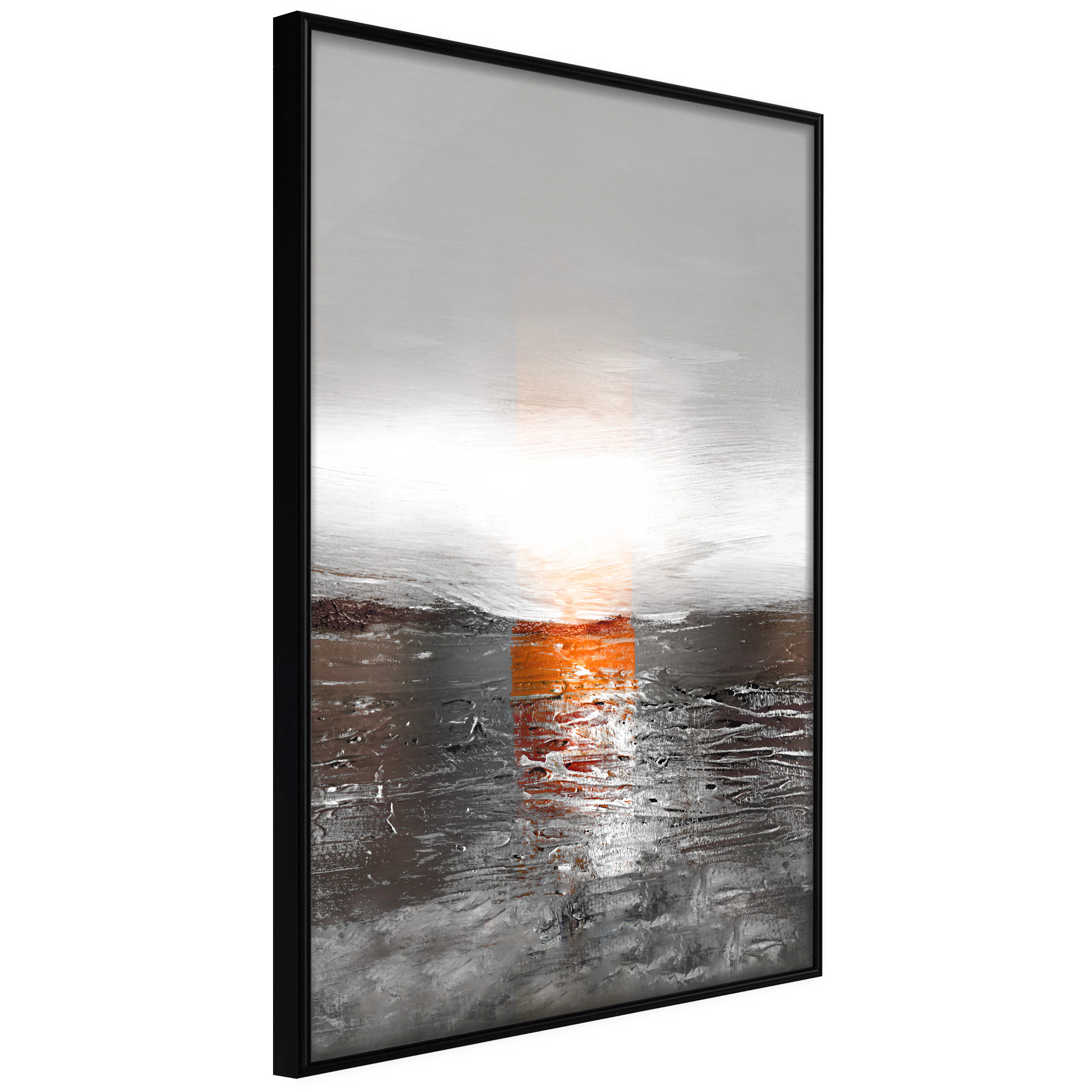 Affisch - Abstract Sunset [Poster] 40x60 Svart ram, 40x60 cm