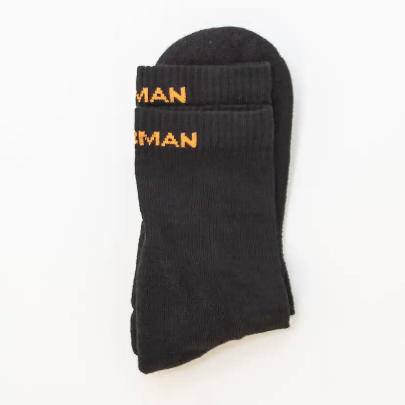 Socka Jobman Merino Medium Svart
