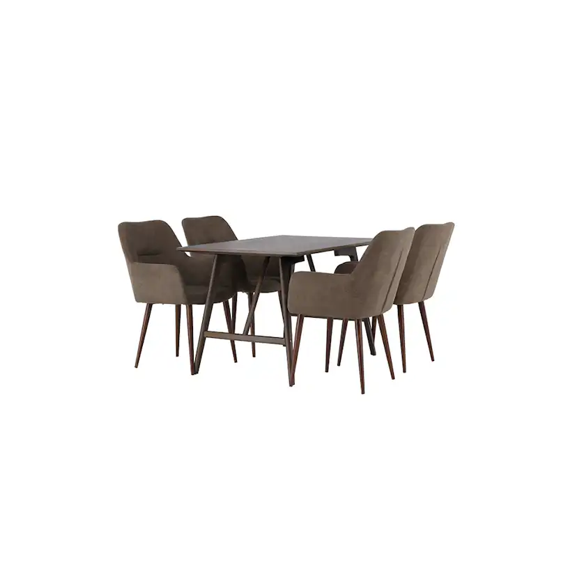 Matgrupp Venture Home Kaseidon med 4 st Tomorrow stolar