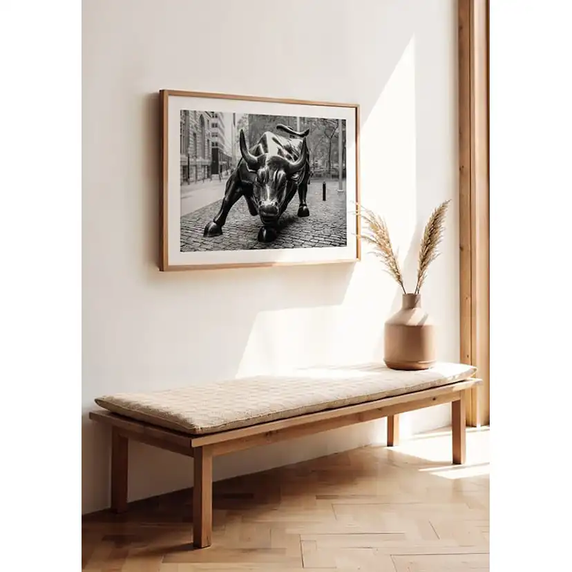 Poster Gallerix Charging Bull No1