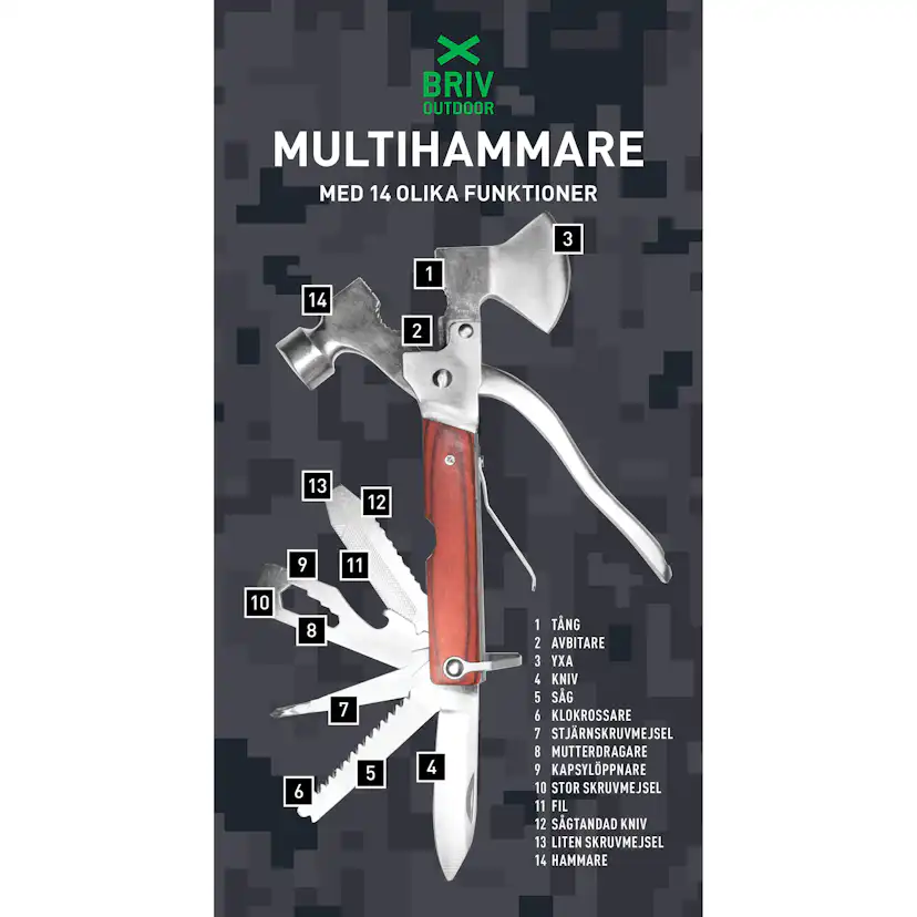 Multihammare 14 funktioner