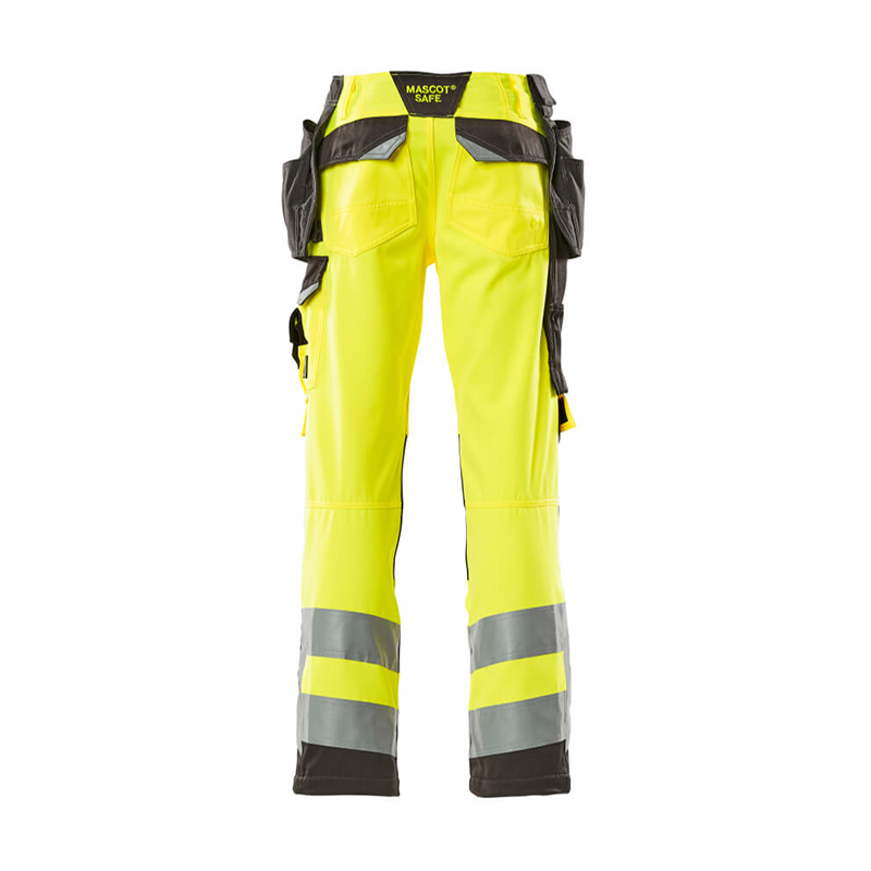 Mascot SAFE SUPREME Byxor med hängfickor 15531-860-1718 Storlek: 90C49, Färg: Hi-vis Gul/mörk Antracit