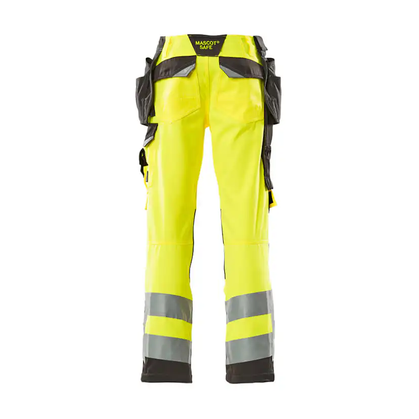Mascot SAFE SUPREME Byxor med hängfickor 15531-860-1718 Storlek: 90C49, Färg: Hi-vis Gul/mörk Antracit