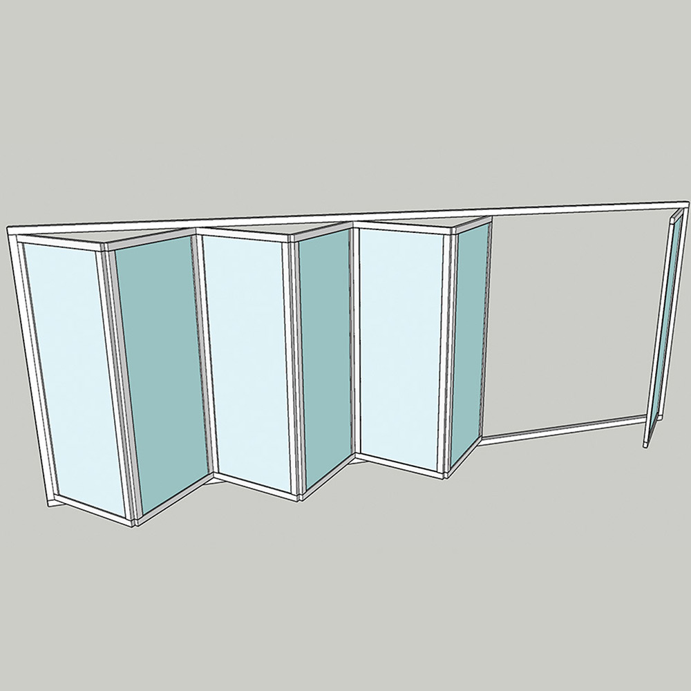 Vikparti Allvy Sunroom s75 3-Glas 7-Delad