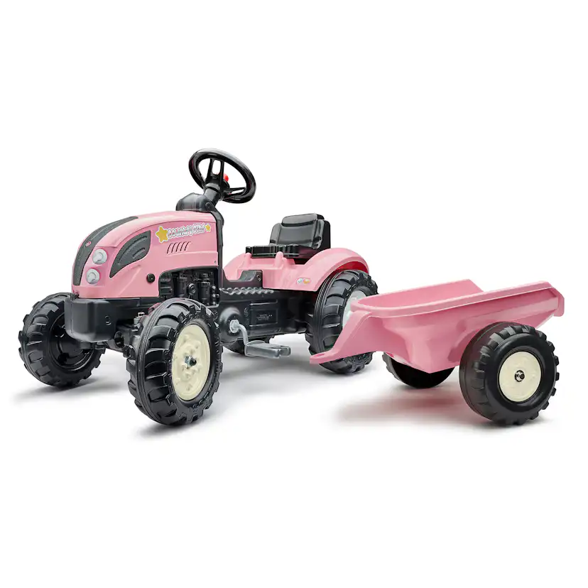 Trampbil Falk Traktor med Släp