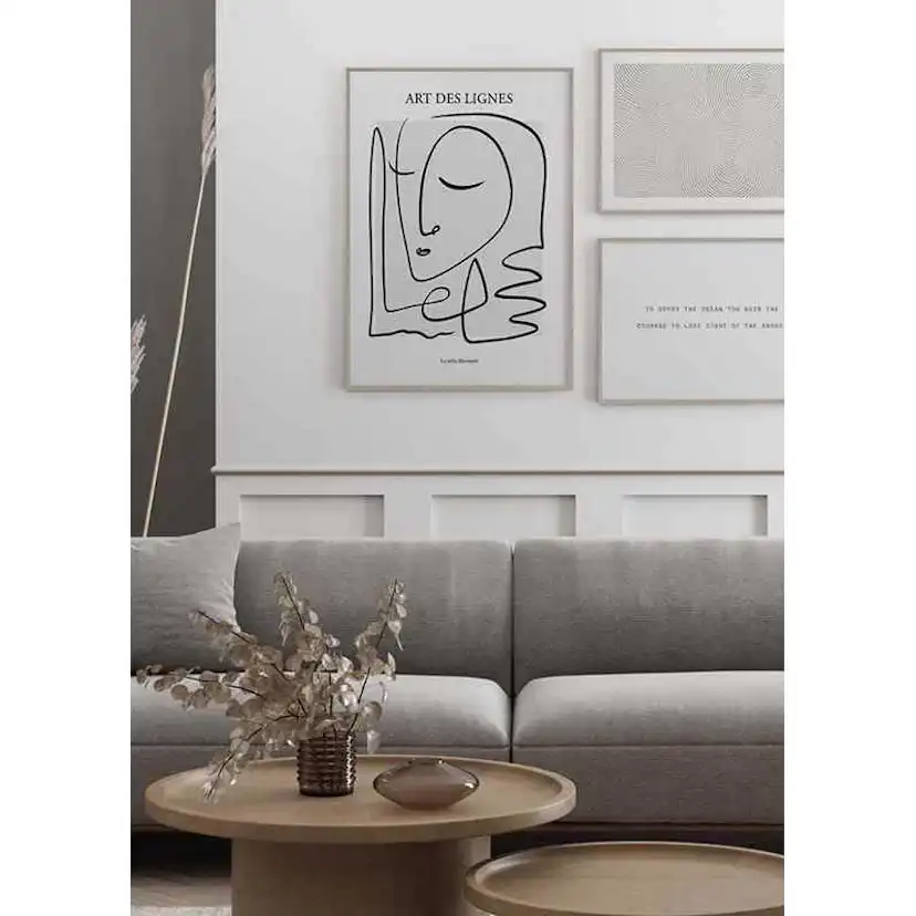 Poster Gallerix Art De Lignes No2