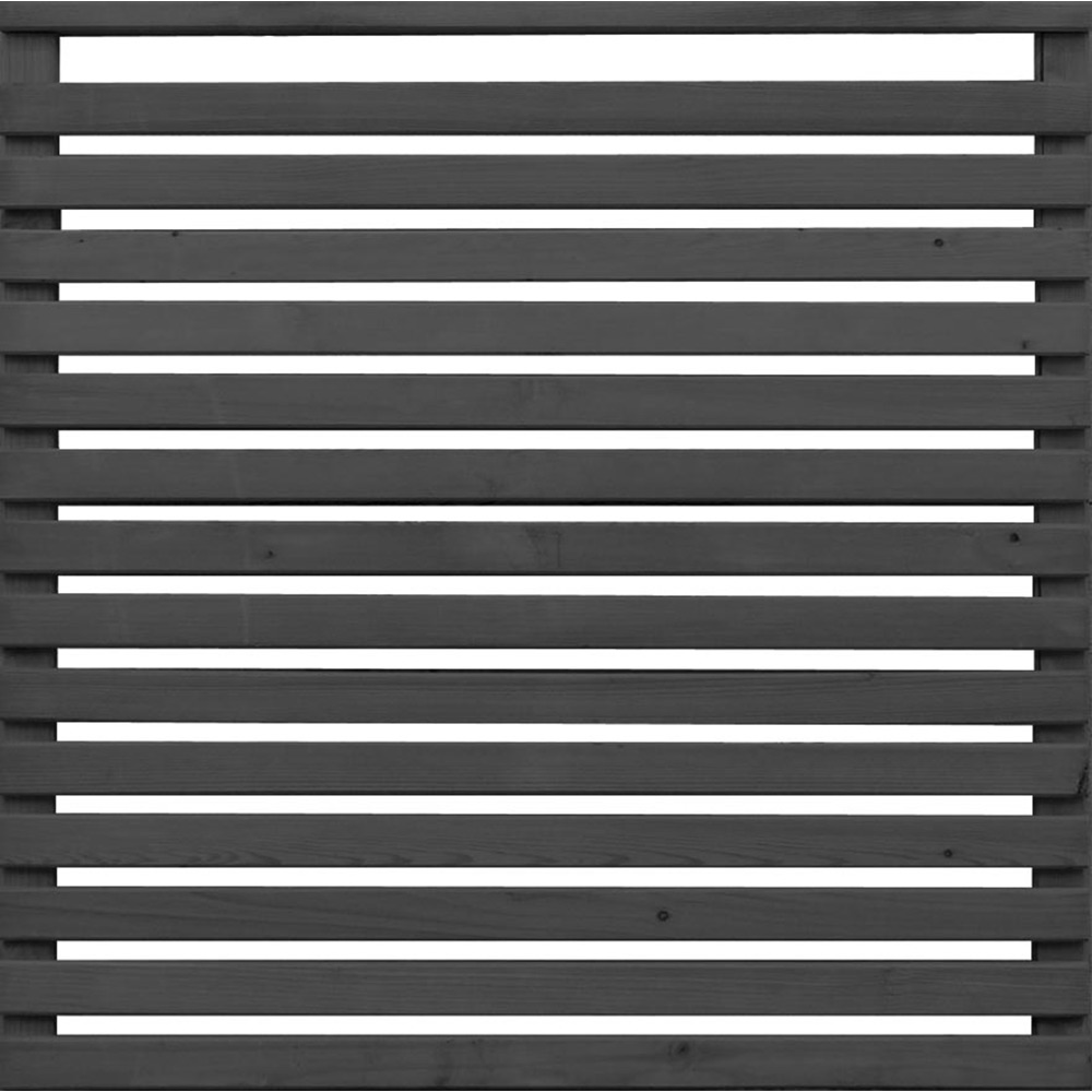 Skärm Horizont 5, 79x89 svart Svart
