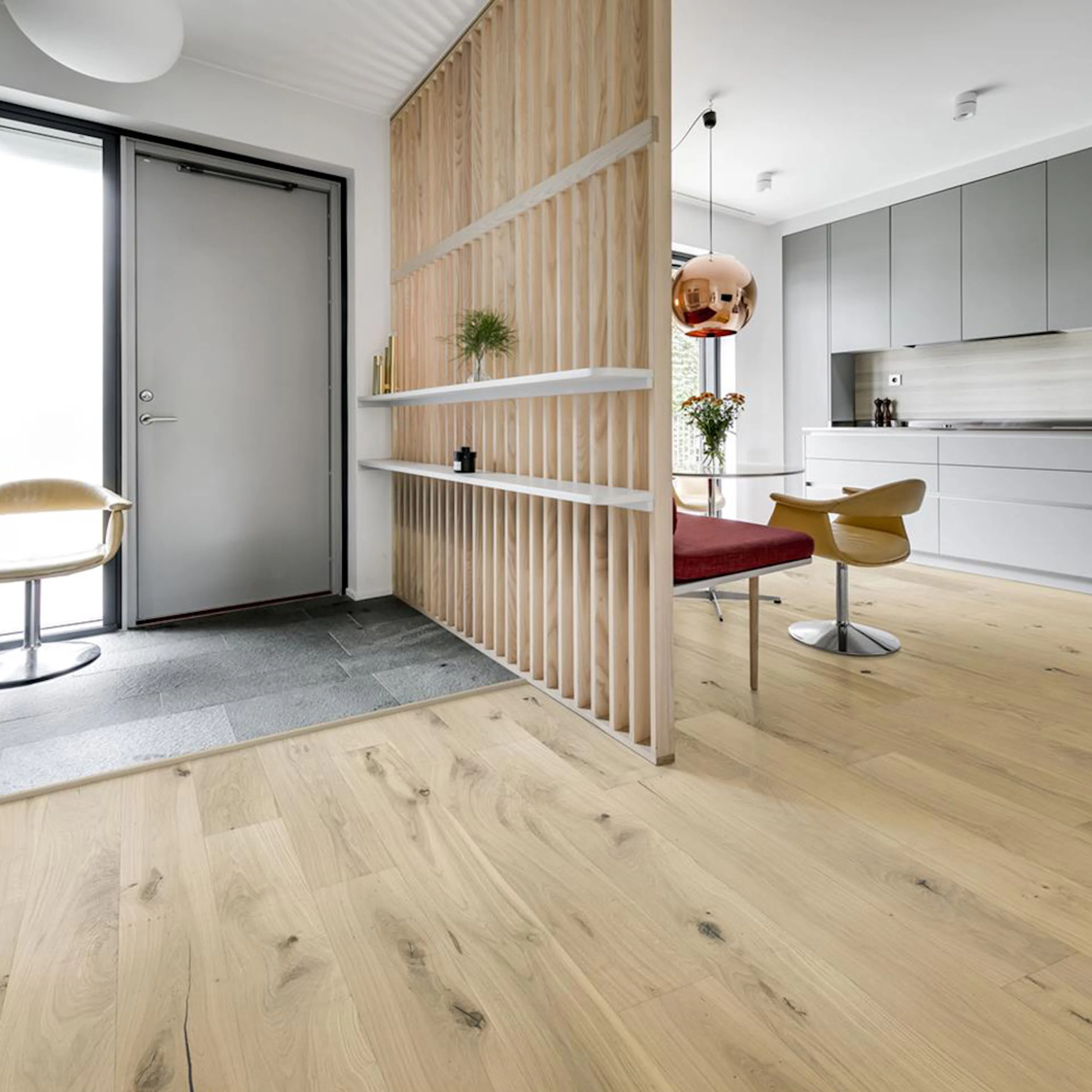 Parkettgolv Kährs Beyond Retro Frosted Oat Ultramatt Lack Ek 1-Stav